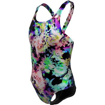 Nike Юношески бански костюм Nike Multi Print HydraStrong Swimsuit Junior - Rainbow