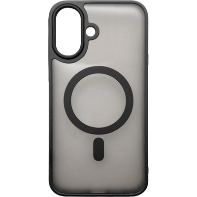 Sturdo Tvrdený kryt iPhone 16, čierny (Magsafe Frosted)