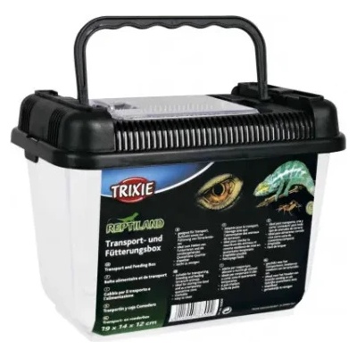 TRIXIE Transport and Feeding Box - Транспортна и хранителна кутия за влечуги, 19/14/12 см
