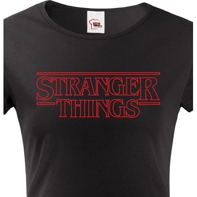 Tričko Stranger Things černá – Sleviste.cz