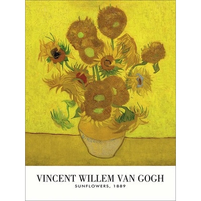Obraz na plátne Van Gogh Slnečnica 57x77 cm