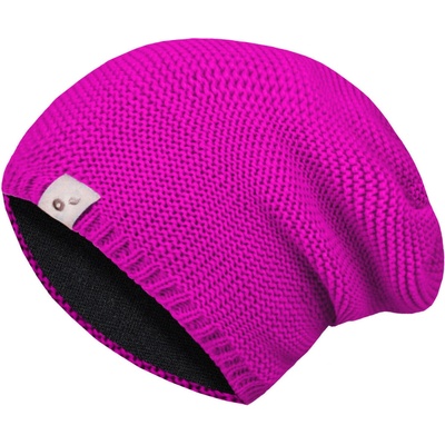 Unuo Dětská čepice pletená Warm Fuchsiová