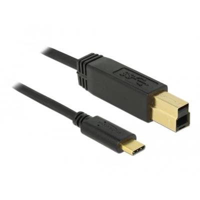 Delock USB 3.1 Gen 2 (10 Gbps) кабел тип C до тип B TT 0, 5 м, Delock 83674 (Delock 83674)