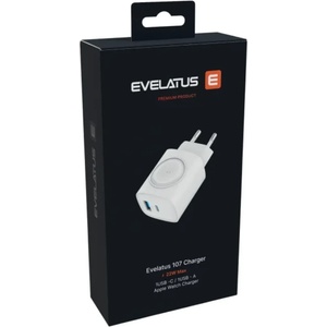 EVELATUS Адаптер зарядно evelatus 2 в 1 22w комбиниран за часовник