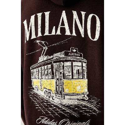 Adidas уголемен суичър мъжки с памук Milan (LG9394)