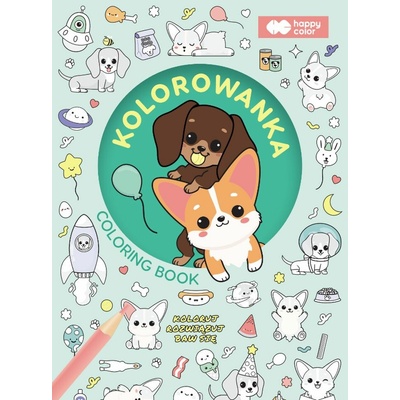 HAPPY omaľovánka A5 8l Corgi