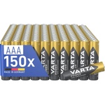 VARTA AAA batteries, 150 pieces, power on demand, alkaline, 1.5V, supply pack, smart, flexible, powerful, ideal for computer accessories, smart home devices, Made in Germany - Power - boombuy