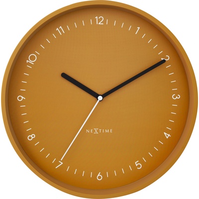NeXtime Стенен часовник Berlin горчица (3305YL)