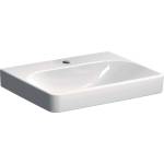 Geberit Smyle Square - Умивалник 60х48 см, без преливник, отвор за смесител, бял 501.732. 00.1 (501.732.00.1)