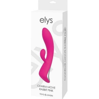 ELYS CHARM MOVE RABBIT PINK