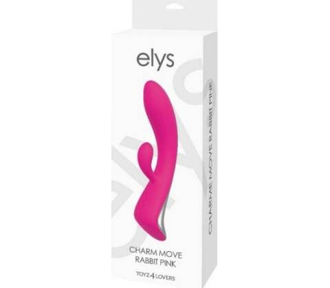ELYS CHARM MOVE RABBIT PINK