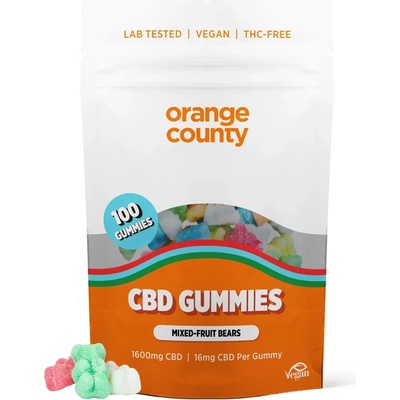Orange County CBD Gummies Bears 3200 mg CBD 500 g 100 ks