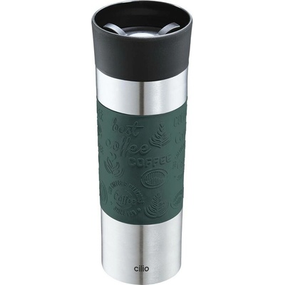 Cilio Viaggio Termohrnek 500 ml tmavě zelená