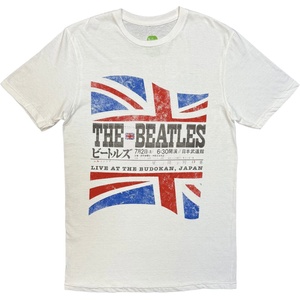 The Beatles Budokan Set List (Back Print) White M Риза (BEATTEE265MW02)