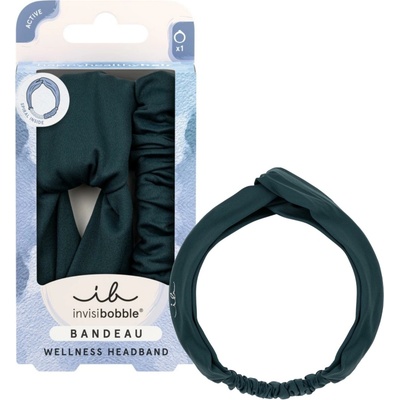 Látková čelenka do vlasov Invisibobble Bandeau Azure - modrá