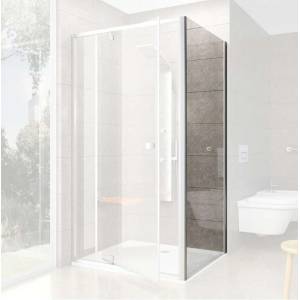 RAVAK Pivot - Душ кабина PPS-80, 77-80 см, сатенено/прозрачно стъкло 90G40U00Z1 (90G40U00Z1)