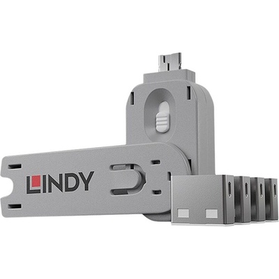Lindy LINDY USB портове 4xбял с ключ (40454)