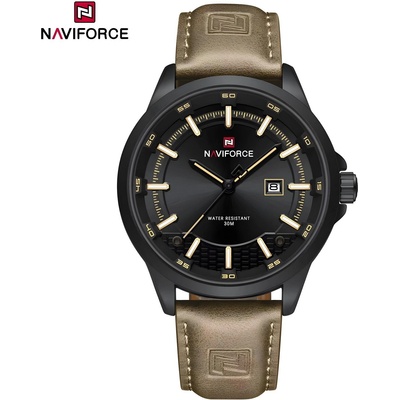 Naviforce Часовници naviforce ok-38639 - Светло кафяво / Черно kp38639 (ok-38639)