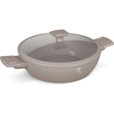 Pro-Tech shop Nízky hrniec s pokrievkou a titánovým povrchom Taupe 28cm 55288