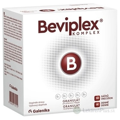Beviplex B komplex granulát na prípravu nápoja vrecúška 30 ks