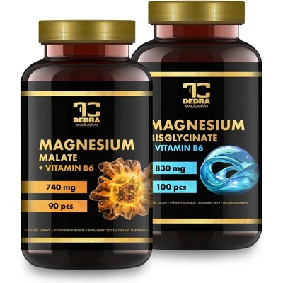 VEYRA Horčík Magnesium Duo malát bisglycinát B6 190 kapsúl