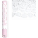 Vystreľovacie LÍSTKY RUŽÍ biele 40cm