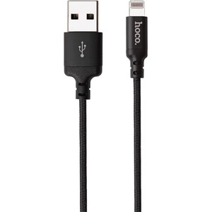 hoco. iPhone 14 Pro / 14 Plus / 14 HOCO X14 кабел за данни USB - Lightning, 100 cm, ЧЕРЕН X14_LIGHT_1M_B (X14_LIGHT_1M_B)