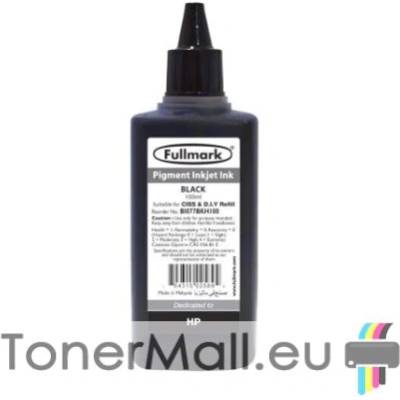 Compatible Универсално пигментно мастило за мастилени касети, 100 мл, Black