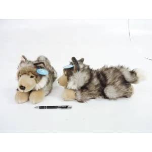 Dubi *PLUSH WOLF, lying, 30 cm