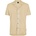HUGO BOSS Риза с къс ръкав Boss Mens BOSS BLACK Pasini Short Sleeve Collared Shirt with Contrast Trim - Beige 286