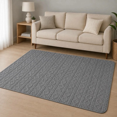 Takoy Koberec 120x170 vzor cop světle šedý-HT-01206 | 120 x 170 cm