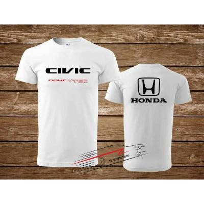 Pánske tričko Honda Civic 2 biele