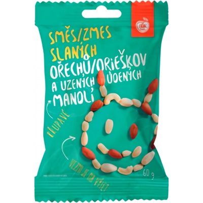 IBK Trade Směs slaných ořechů a uzených mandlí 60 g