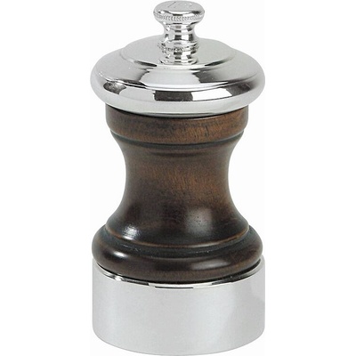 Peugeot Мелничка за сол Bistro дърво със сребро 10 см (19587)