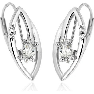 Zlatnictví U Kostela zlaté náušnice se zirkony 1032b