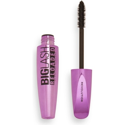 Makeup Revolution Big Lash Reloaded řasenka pro extra objem Black 8 ml