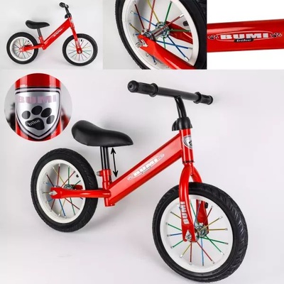 QX Балансиращо колело с метални спици - червено (731126)