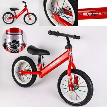 QX Балансиращо колело с метални спици - червено (731126)