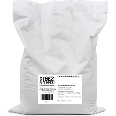 Život bez lepku Jahelná mouka hladká 5 kg