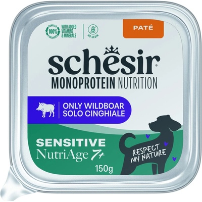 Schesir Dog Monoprot.Senior Divočák paté 150g