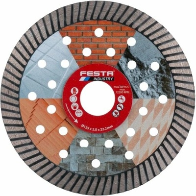 kotúč diamantový 125x2,0x22,2mm Turbo Extreme FESTA INDUSTRY