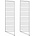 String Panel String Floor 115 x 30, 2 ks, black