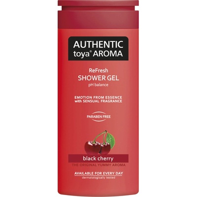Authentic Toya Aroma Black Cherry sprchový gél 400 ml