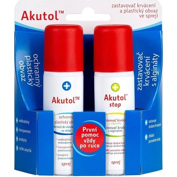Akutol spray a Akutol Stop spray duopack 2 x 60 ml