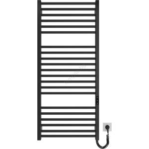 Mario Radiators Сушител за кърпи за баня HF DERBY 255W/230V 117x53 cm, черен (MR0113)