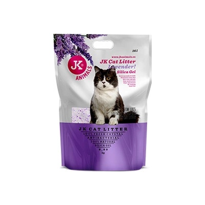 JK ANIMALS Litter Silica gel lavender 6,8 kg/16 l