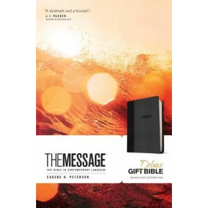 Message Deluxe Gift Bible, Black | Eugene H. Peterson (ISBN: 9781631465802)