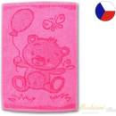 Profod Dětský ručník Bear pink 30 x 50 cm