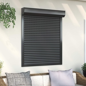 vidaXL Ролетна щора Антрацит 100 x 120 cm Алуминий и полиреутан (42047066)