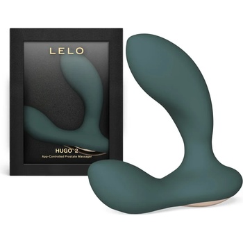 Простатен масажор, контрол с приложение, 10, 7см. - Hugo 2 Green (LELO009448)